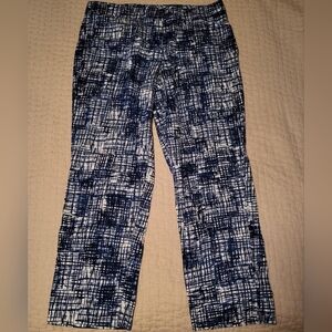 Sharango Pre-Loved  Blue White Womens Size‎ 12 Trousers